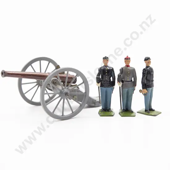 Britains Artillery with Cannon Set from set No 2058