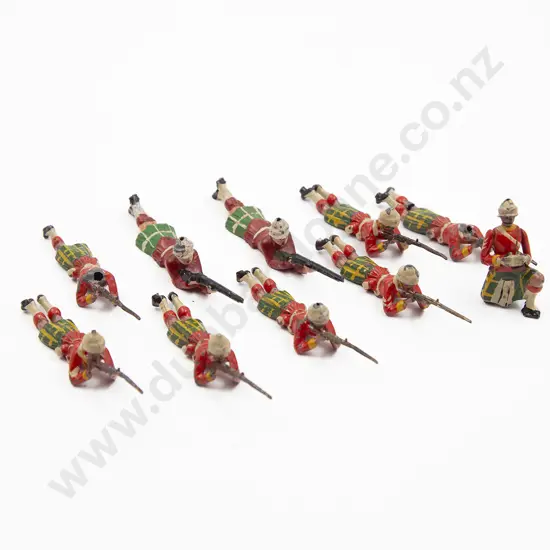 Britains Gordon HIghlanders Pre War 10pces