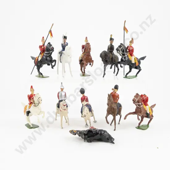 John Hill & Co Calvary of the Line and Crescent Toys Types of the British Cavalry 9pces