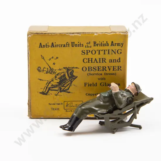 Boxed Britians Anti-Aircraft Spotting Chair and Observer No 1731