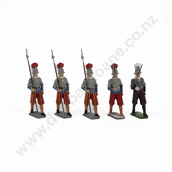Britains Swiss Guards 5pces