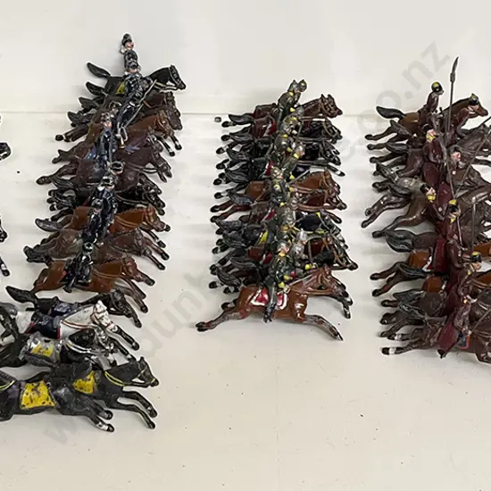 Antique (German) Crimea War Period Cavalry and Line Infantry 60pces