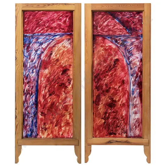 Ralph Hotere (1931 - 2013) - Untitled Diptych