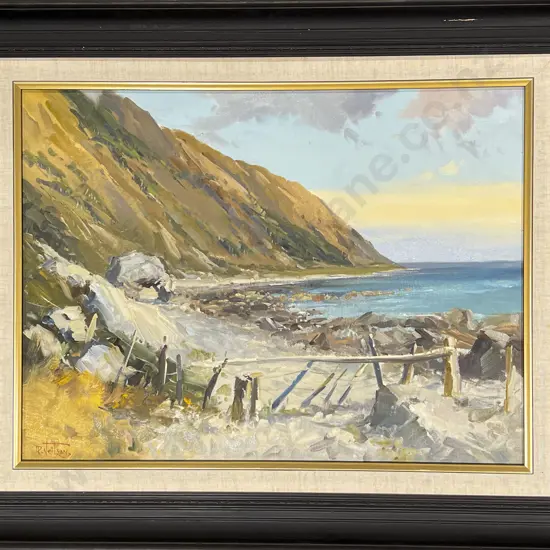 Don Neilson - "Pukerua Bay" - Oil on Board