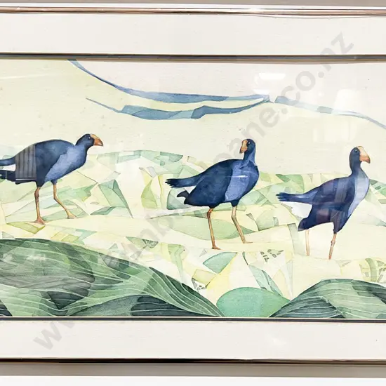 Lois Connell Pukeko Study W/C