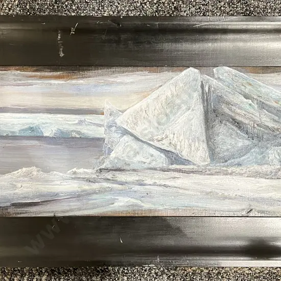 Margaret Elliot - "Random Geometry" - Oil on Board