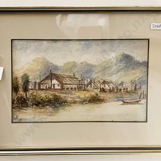 Robert Pownall - "Wanganui River" - W/C