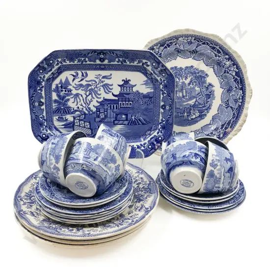 Quantity of Spode and other Blue and White China