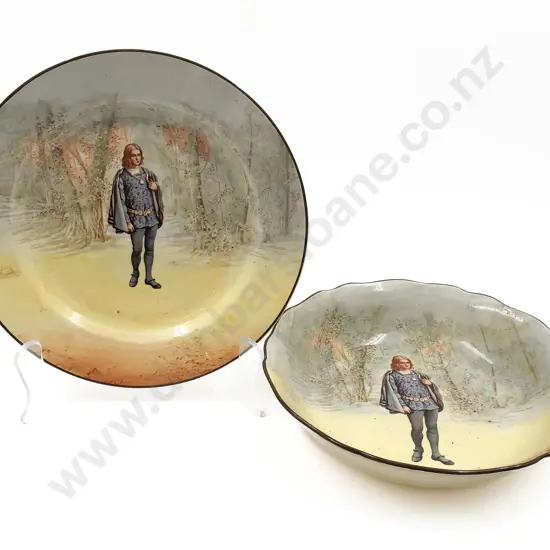 Royal Doulton "Hamlet" Bowl and Plate