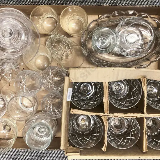 Box of Mixed Glassware