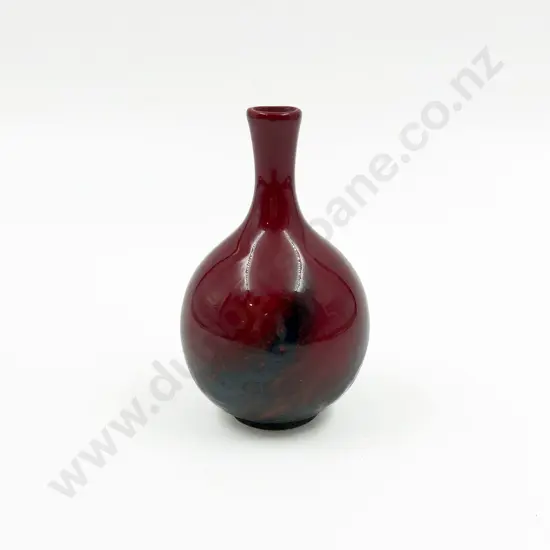 RD Flambe Veined Pattern Vase