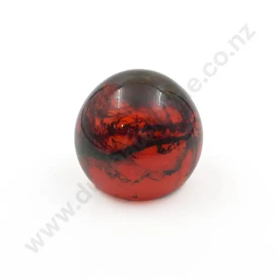 Caithness "Vermillion" Pattern Paperweight