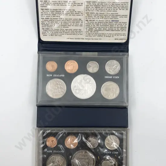 Two NZ Proof Coin Sets