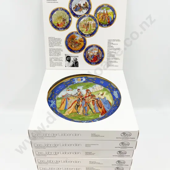 Set of Six Hutschenreuther Wall Plates