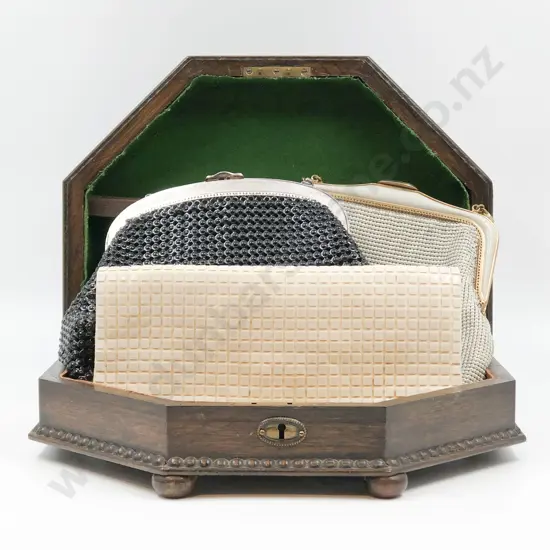 Oak Canteen and Three Evening Bags