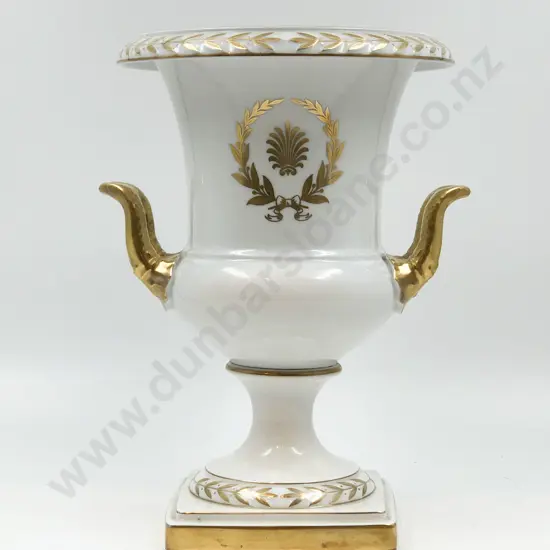 German Porcelain Campana Vase