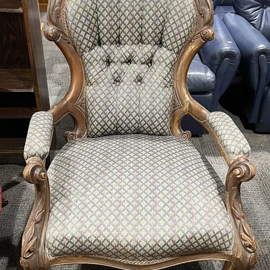 Victorian Grandfather Chair