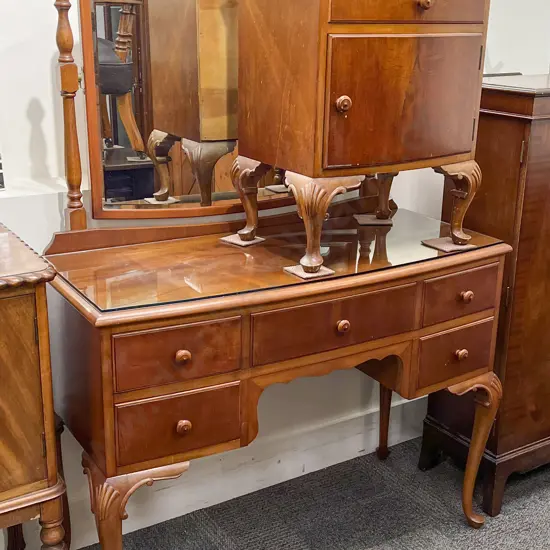 Two Piece Mahogany Bedroom Suite