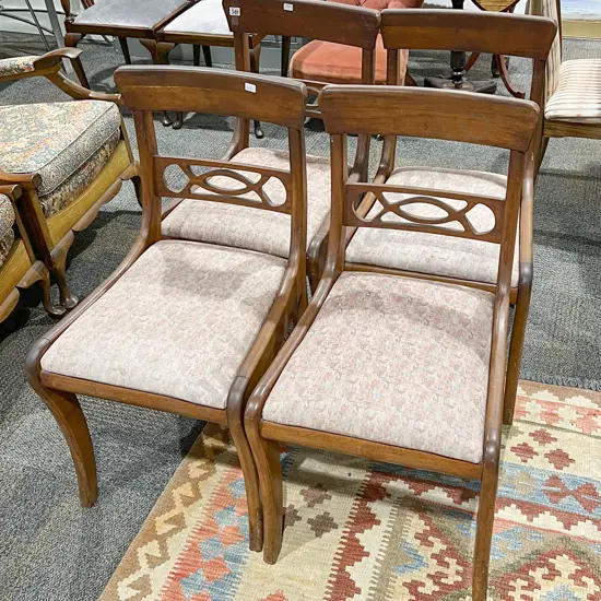 Four Mahogany Dining Tables