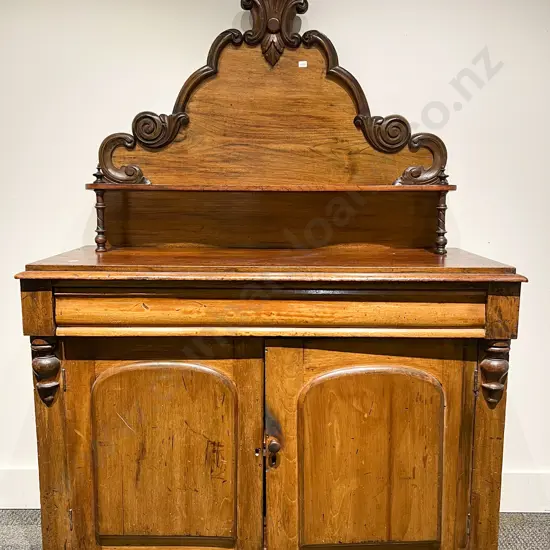 Victorian Chiffonier with Shelf Gallery Back