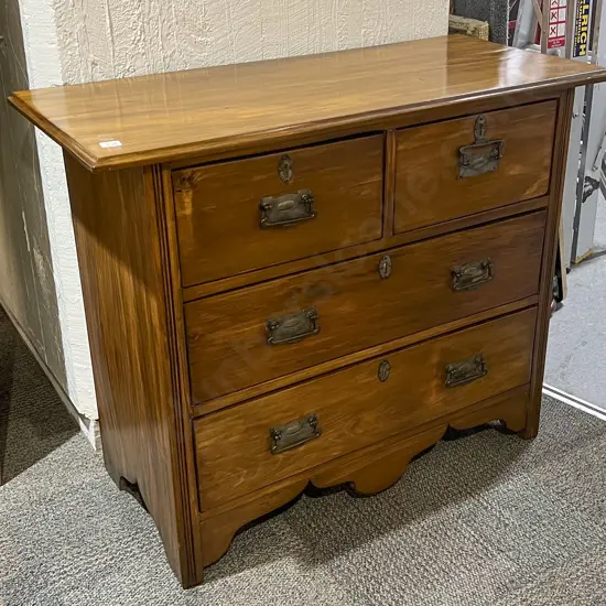 Kauri Five Drawer Chest Of Drawers