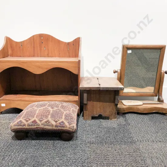 Small Qty of Occ. Furniture including Swing Toilet Mirror