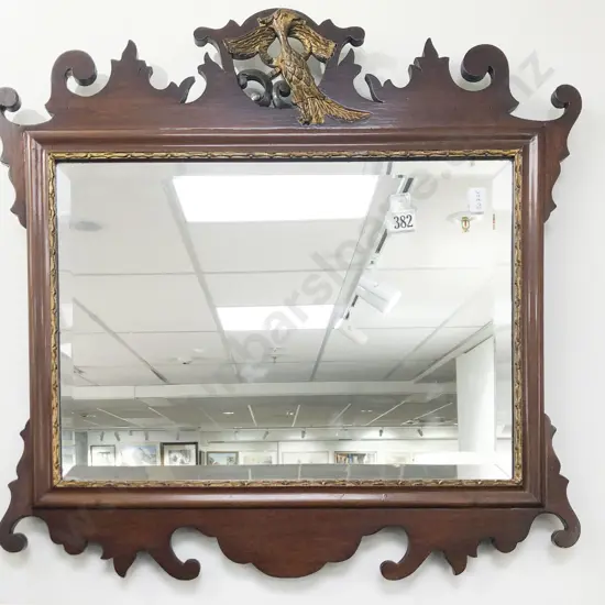 Georgian Style Fretwork Bevel Edge Wall Mirror