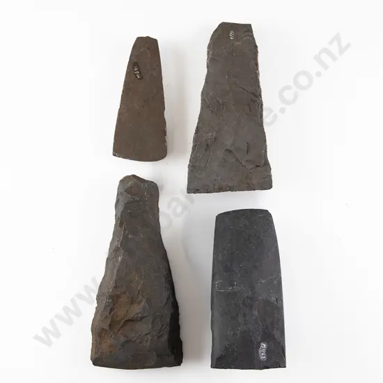 Four Adzes From The Pitcairn Islands (Basalt)