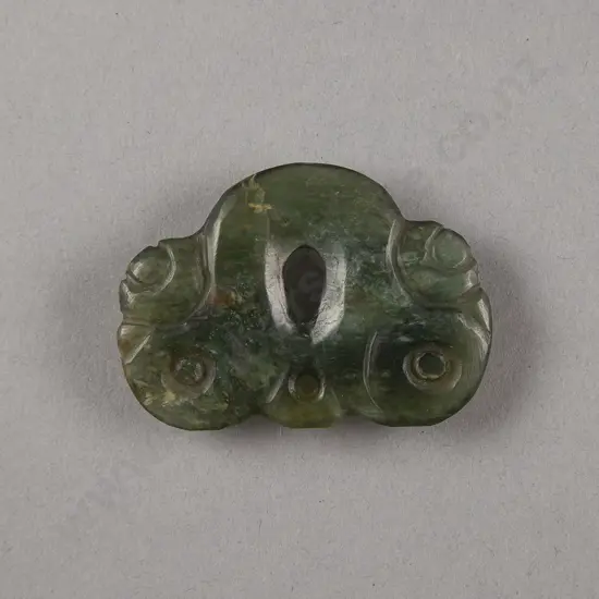 Tangiwai Pekapeka (Bowenite Pendant)