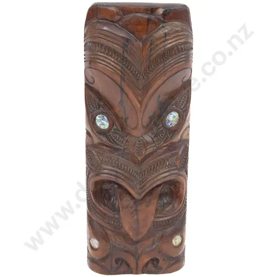 A Carved Poupou Panel By Norman Clark (1942 - 2016)