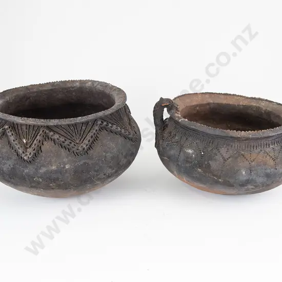 Two Papua New Guinea Azera Cooking Pots