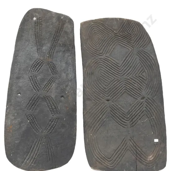 Two Papua New Guinea Shields