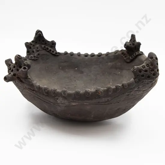 A Ceremonial Food Bowl From Papua New Guinea