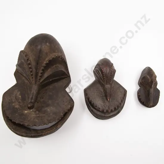 Three Hemba Monkey Masks