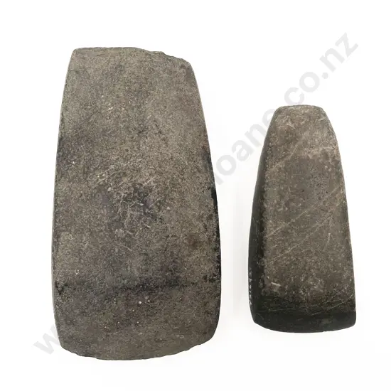 Two Pre-European Toki (Argillite)