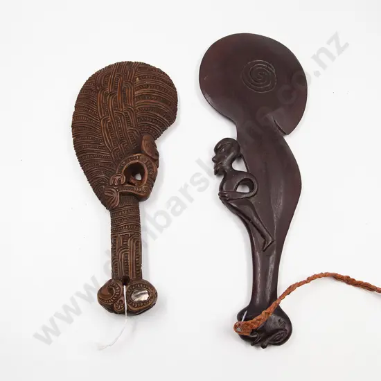 Two Wooden Wahaika