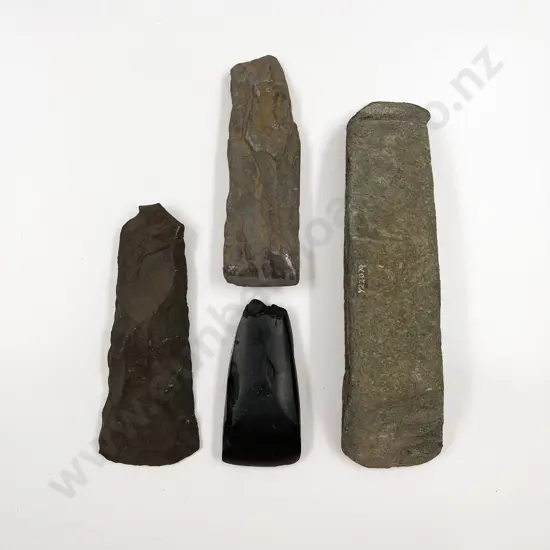 Two Roughouts And Two Toki (Argillite)