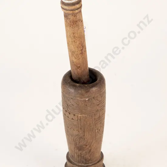 A Papua New Guinea Morter And Pestle