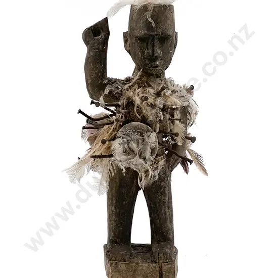 African Standing Fetish Figure
