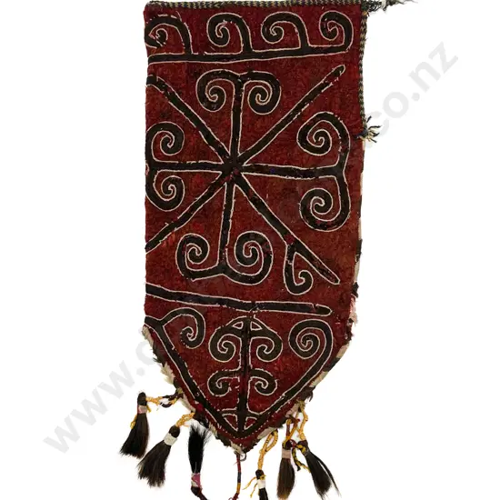 19th Century Uzbek Felt Okbash Yert Pole Cover