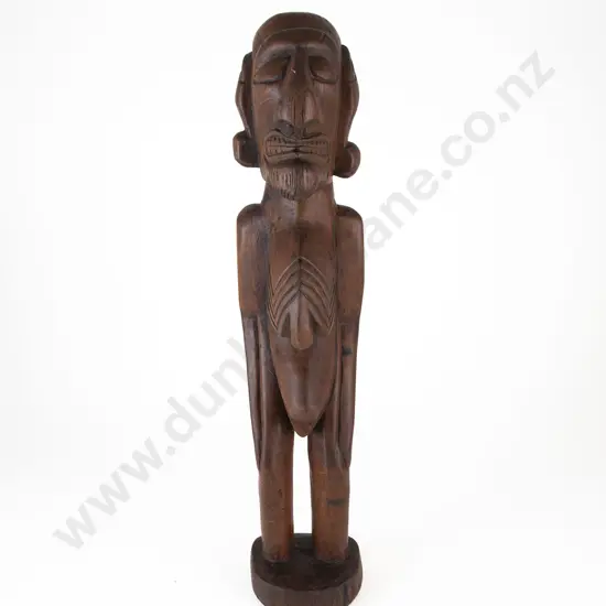 Easter Island Carved Standing Figure