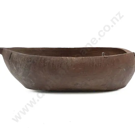 Carved Wooden Polynesian Bowl