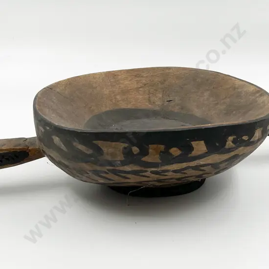 Crocodile Bowl From The Buin Province Papua New Guinea