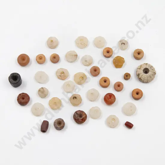 A Collection Of Neolithic Quartz And Stone Beads