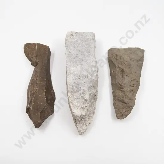 Three Azde Roughouts From French Polynesia
