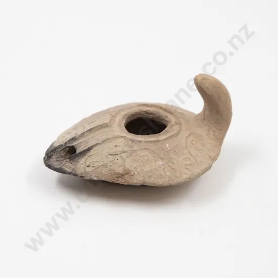 An Ancient Terracotta Oil Lamp