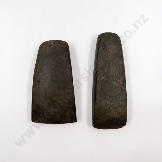 Two Pre-European Toki (Argillite)
