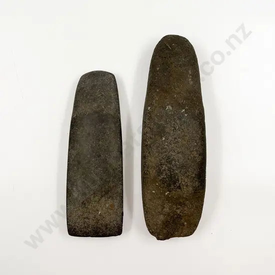Two Pre-European Toki (Volcanic Stone)