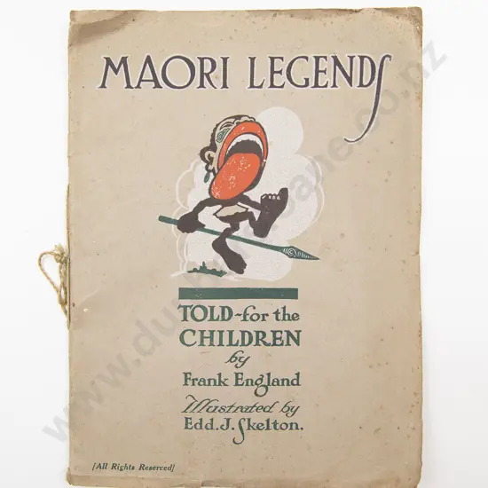 Book Of Maori Legends For Children (1937)