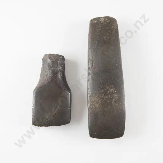 Two Pre-European Toki (Argillite)